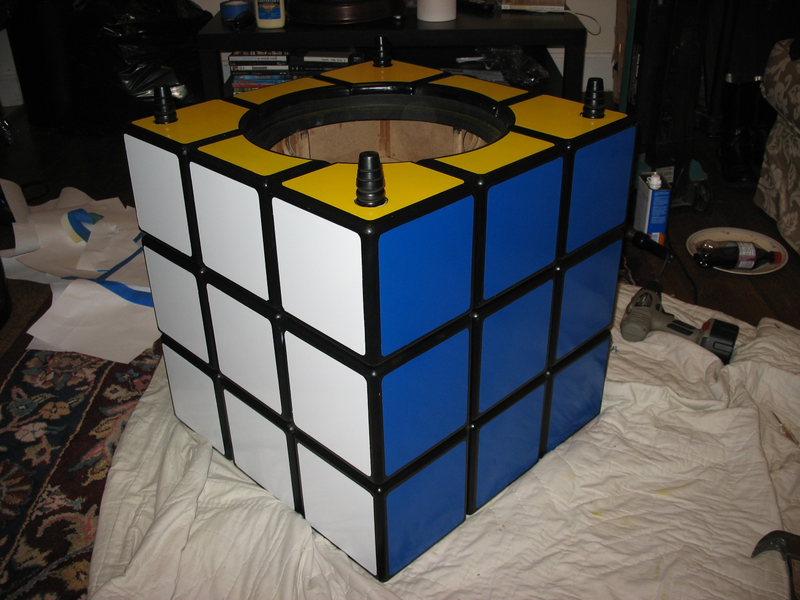 Illustration for article titled Build Your Own Rubik's Cube Subwoofer in 164 Easy Steps